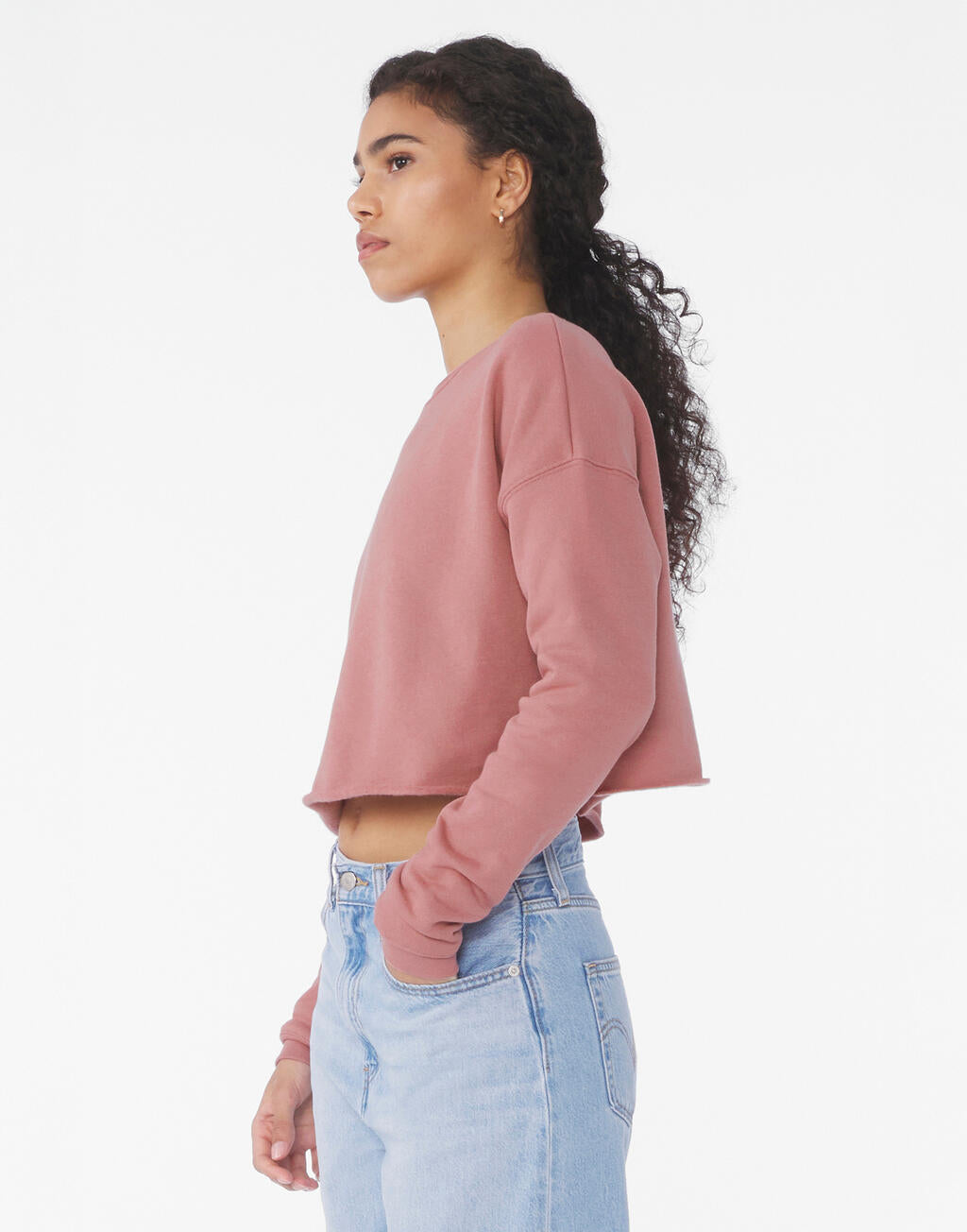 Cropped Crew Fleece