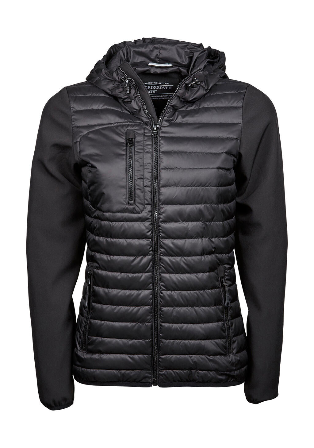 Hooded Crossover Jacket