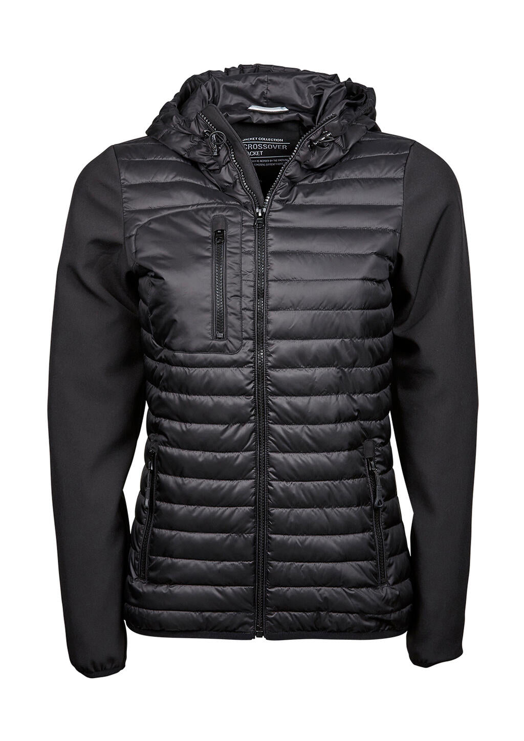 Hooded Crossover Jacket