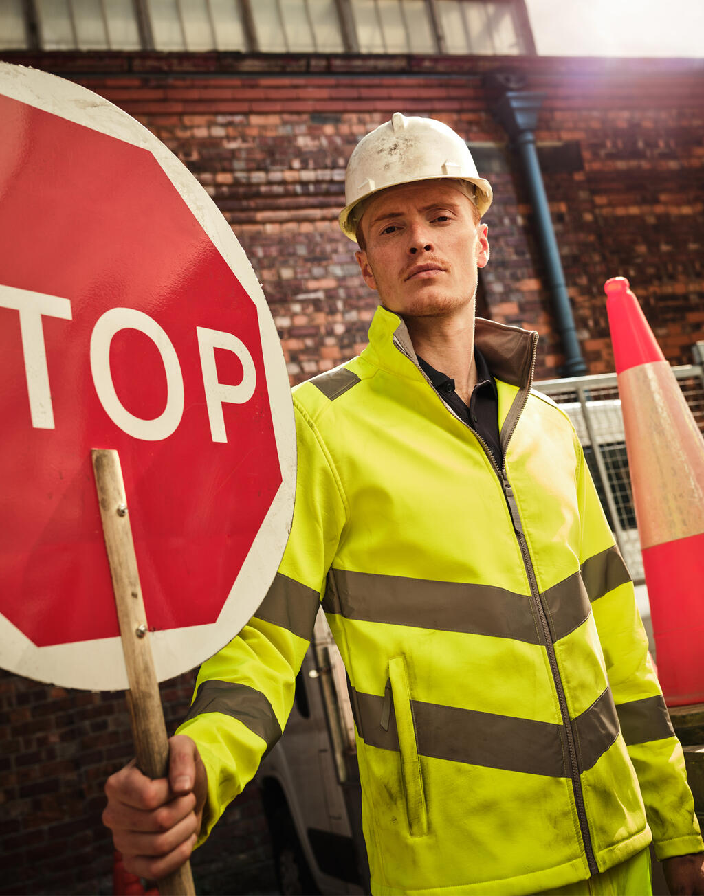 Hi-Vis Ablaze Softshell