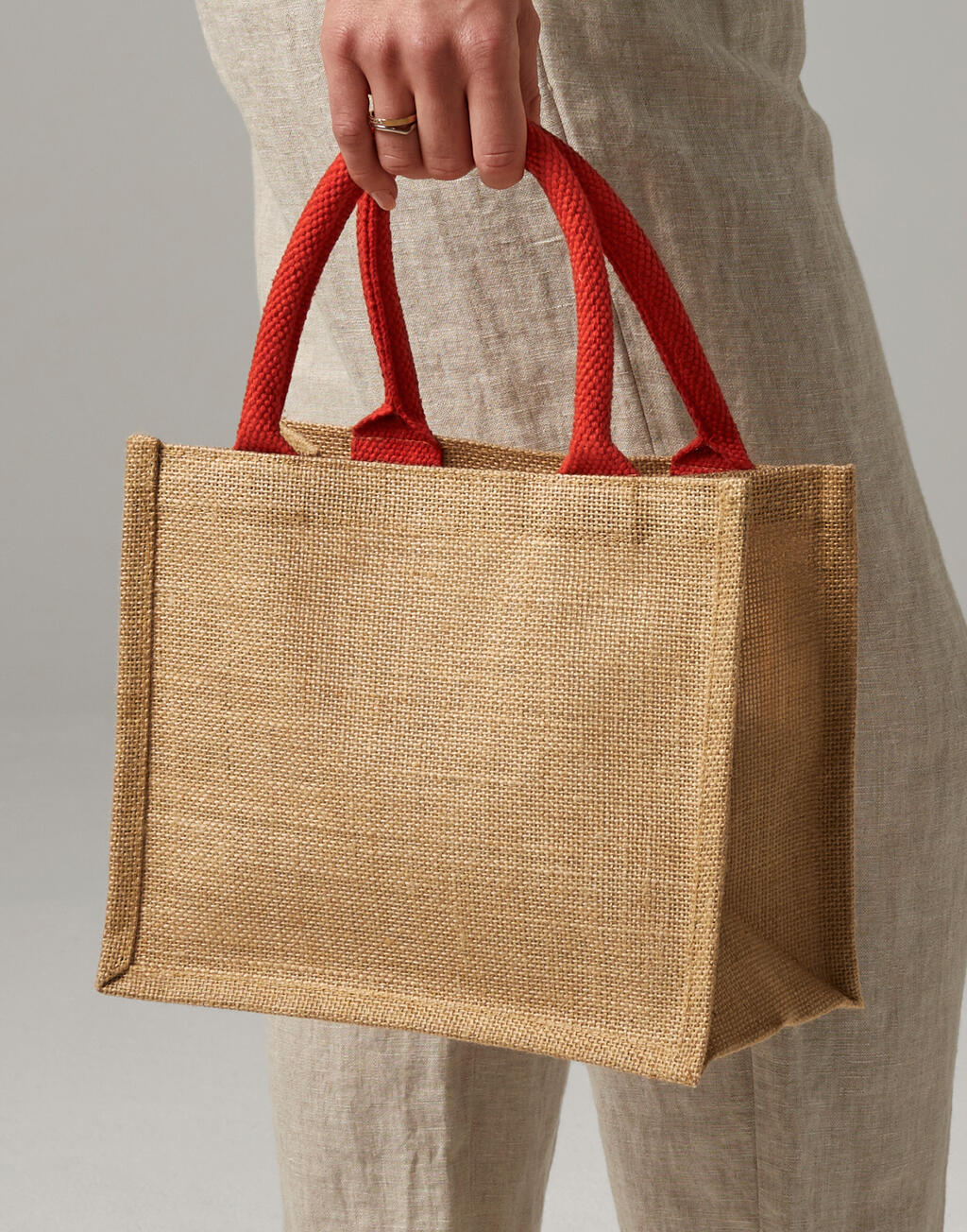 Jute Mini Gift Bag