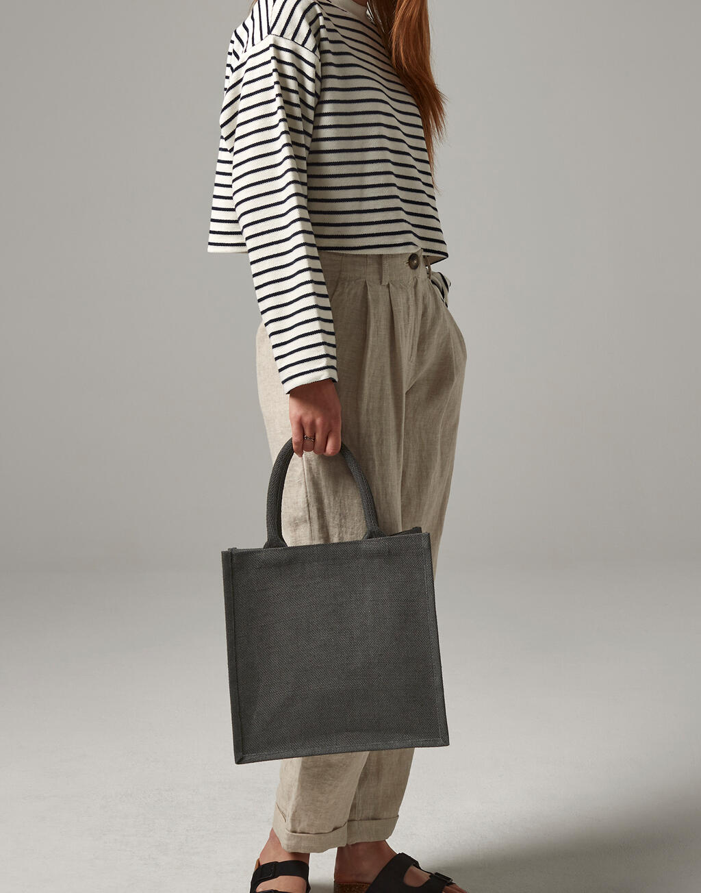 Jute Midi Tote