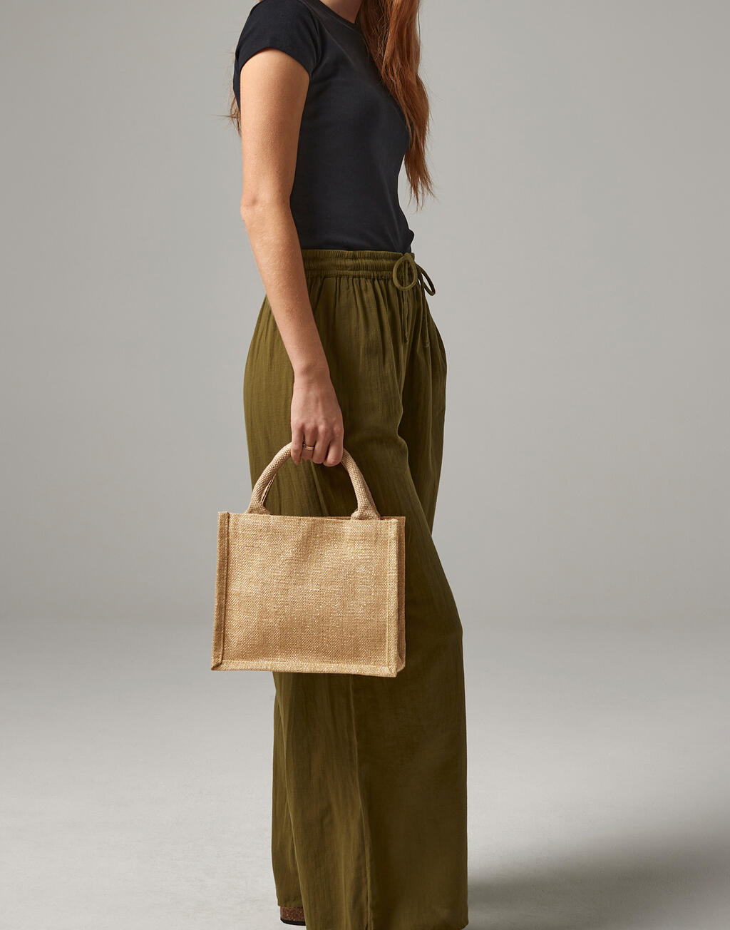 Shimmer Jute Mini Gift Bag