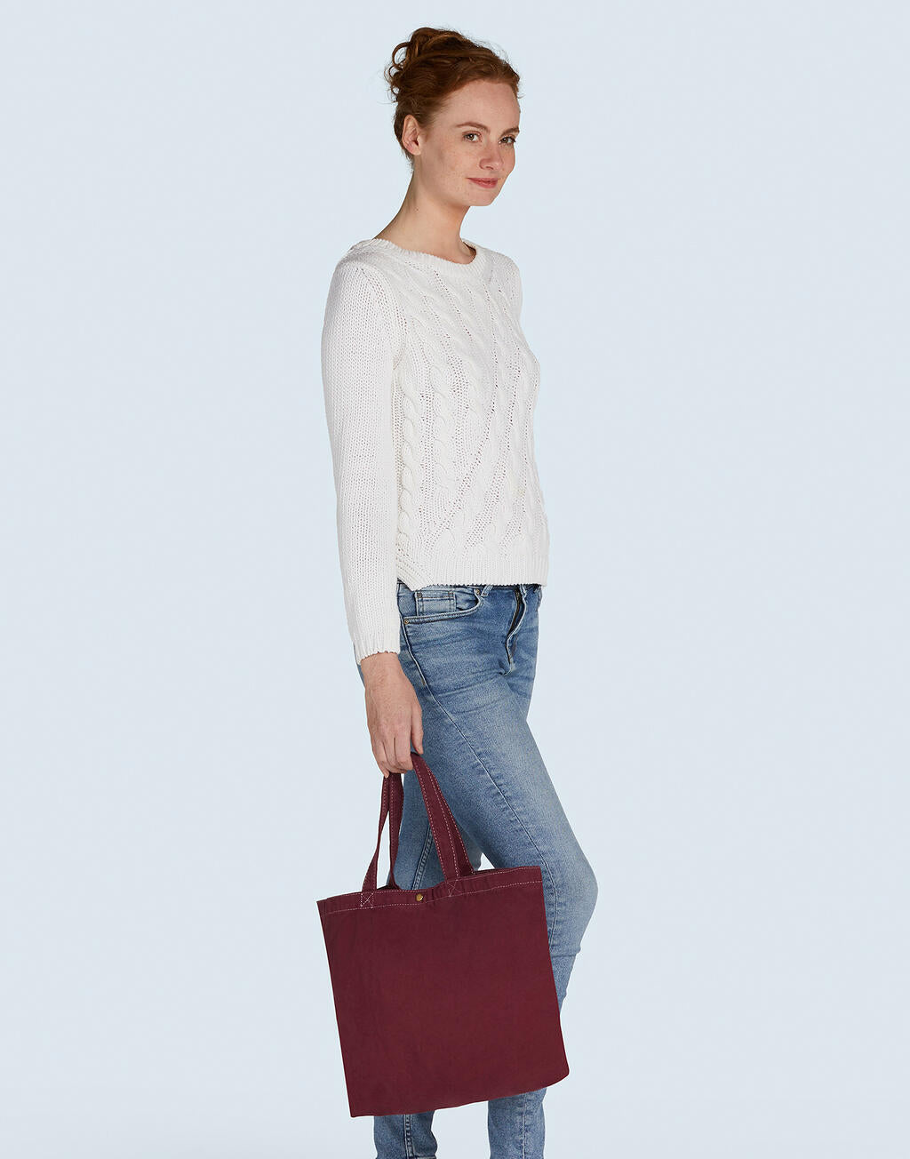 Large Canvas Shopper