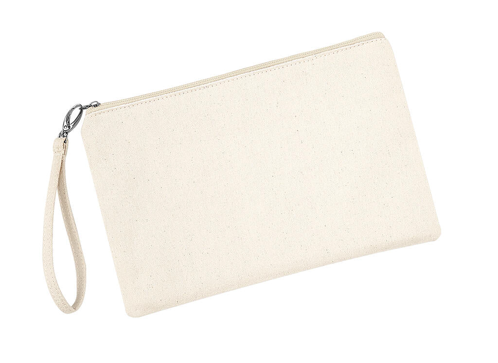 Canvas Wristlet Pouch