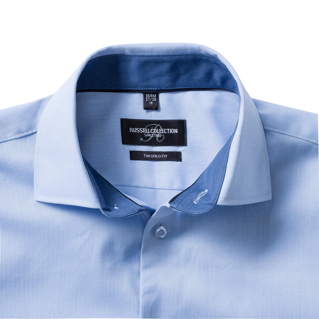 Tailored Herringbone Shirt