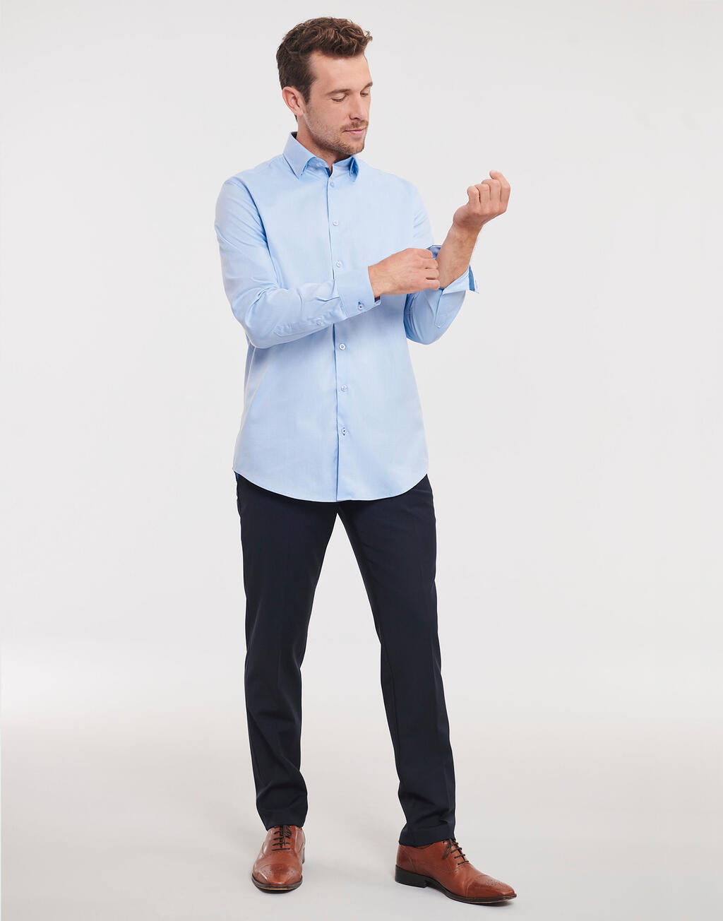 Tailored Herringbone Shirt