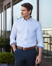 Tailored Herringbone Shirt