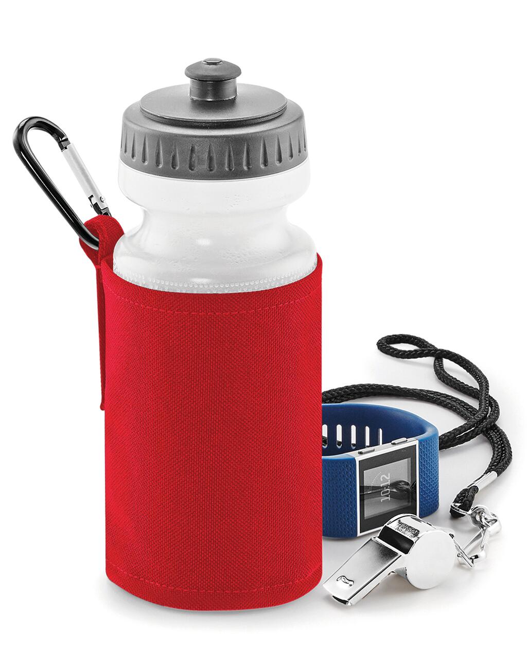 Wasserflasche mit Halter