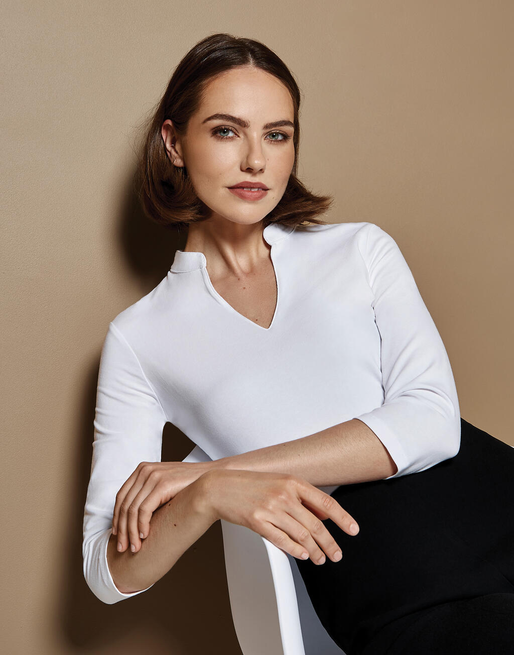Mandarin Collar Top