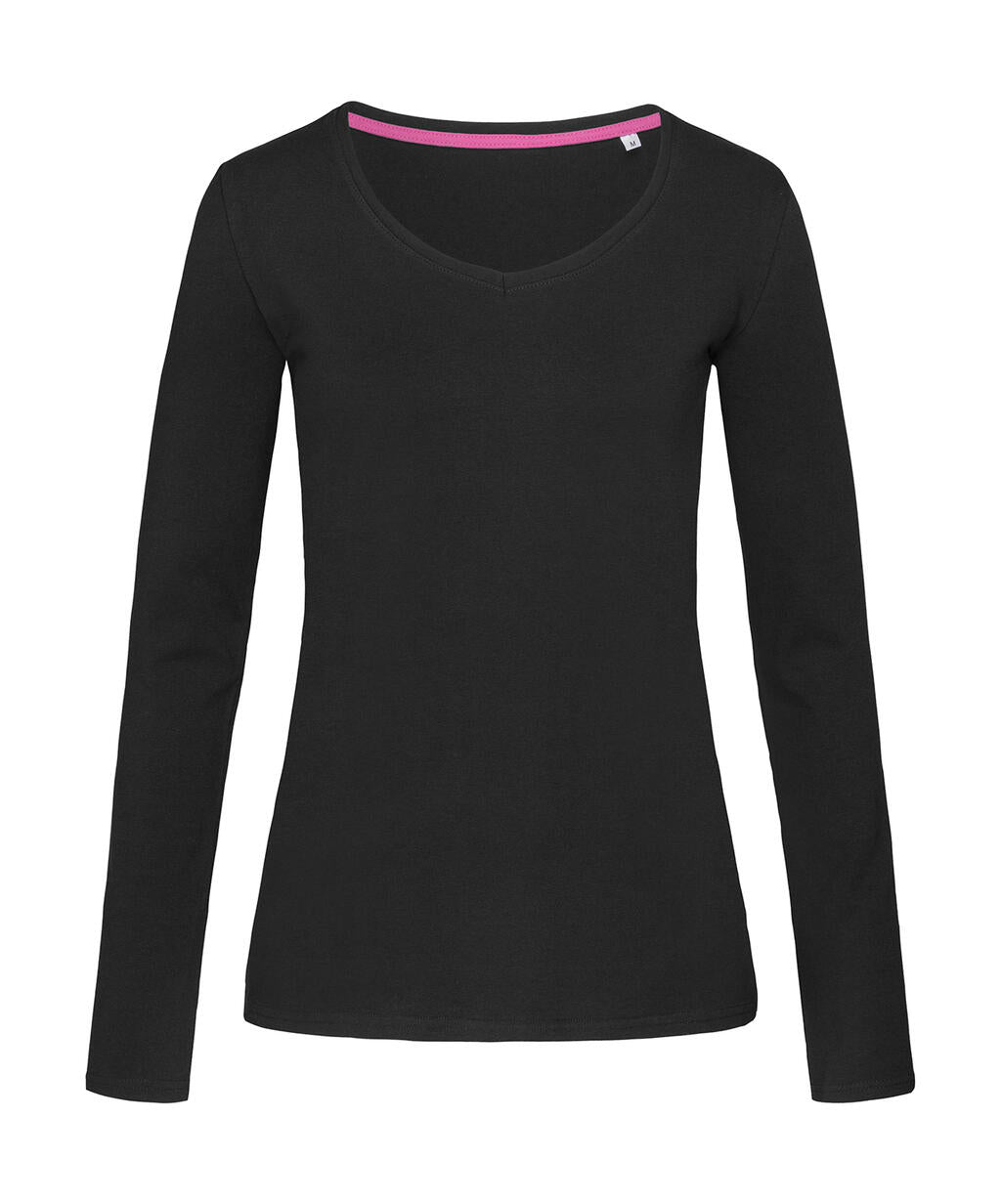 Stretch-T Langarmshirt