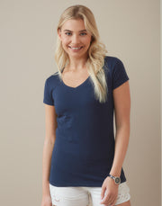 Stretch-T V-neck