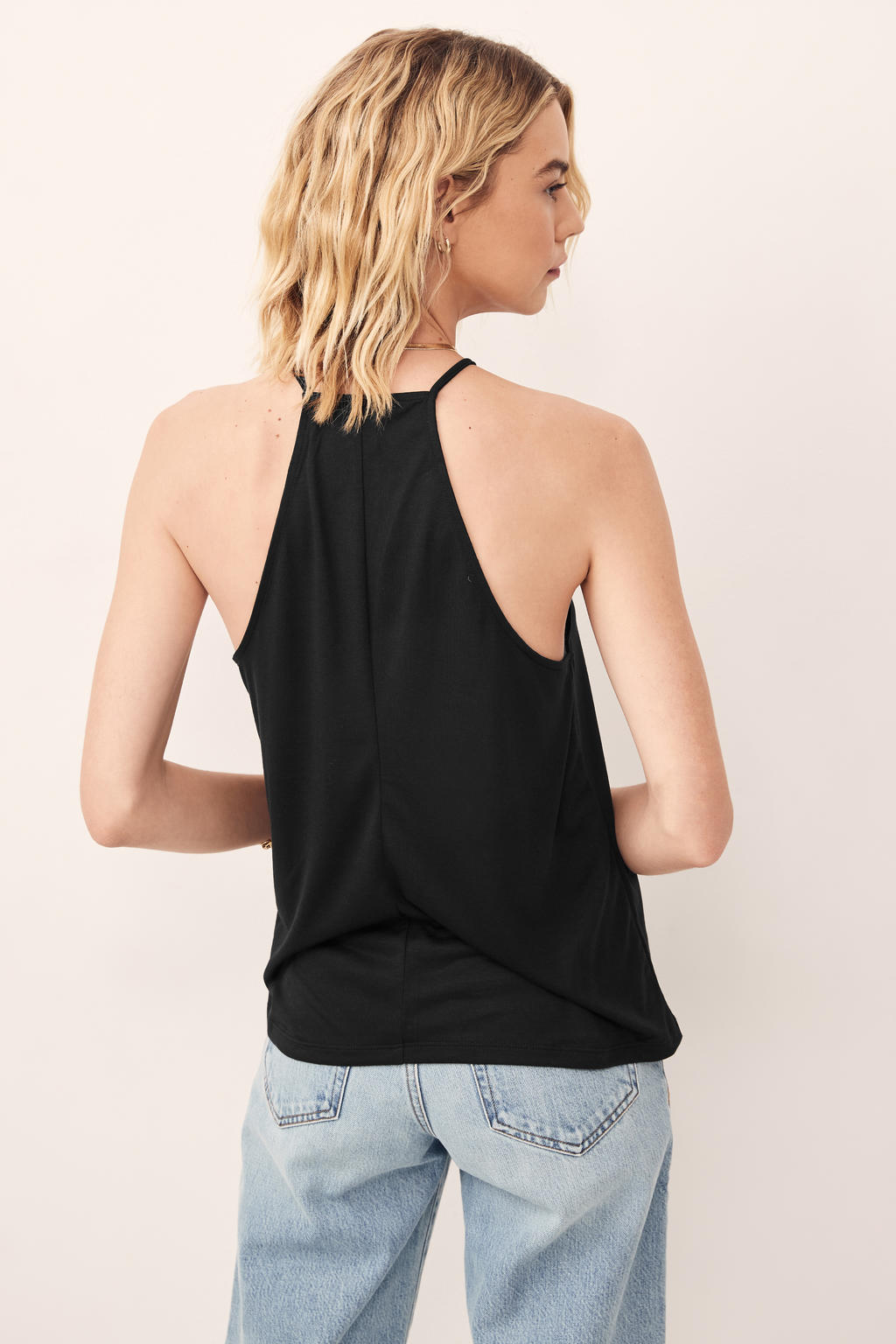 Flowy High Neck Tank