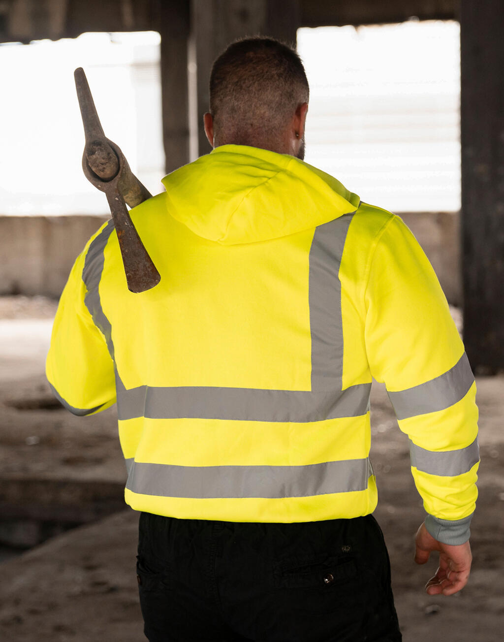 Hi-Vis Hoody Cork
