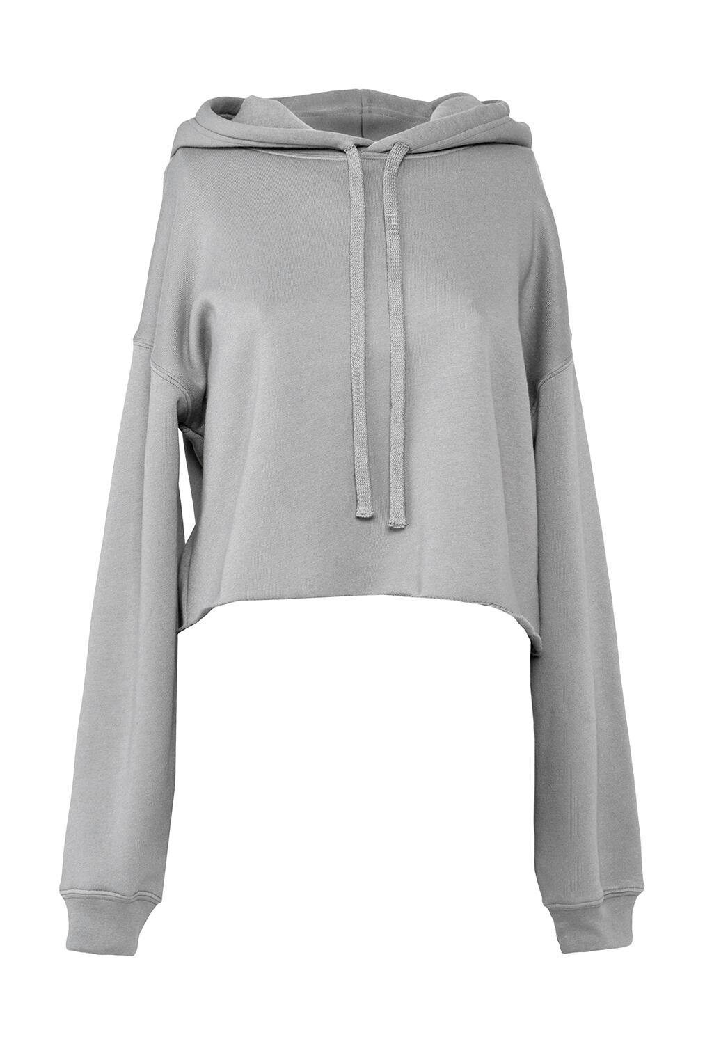 Cropped Fleece Hoodie