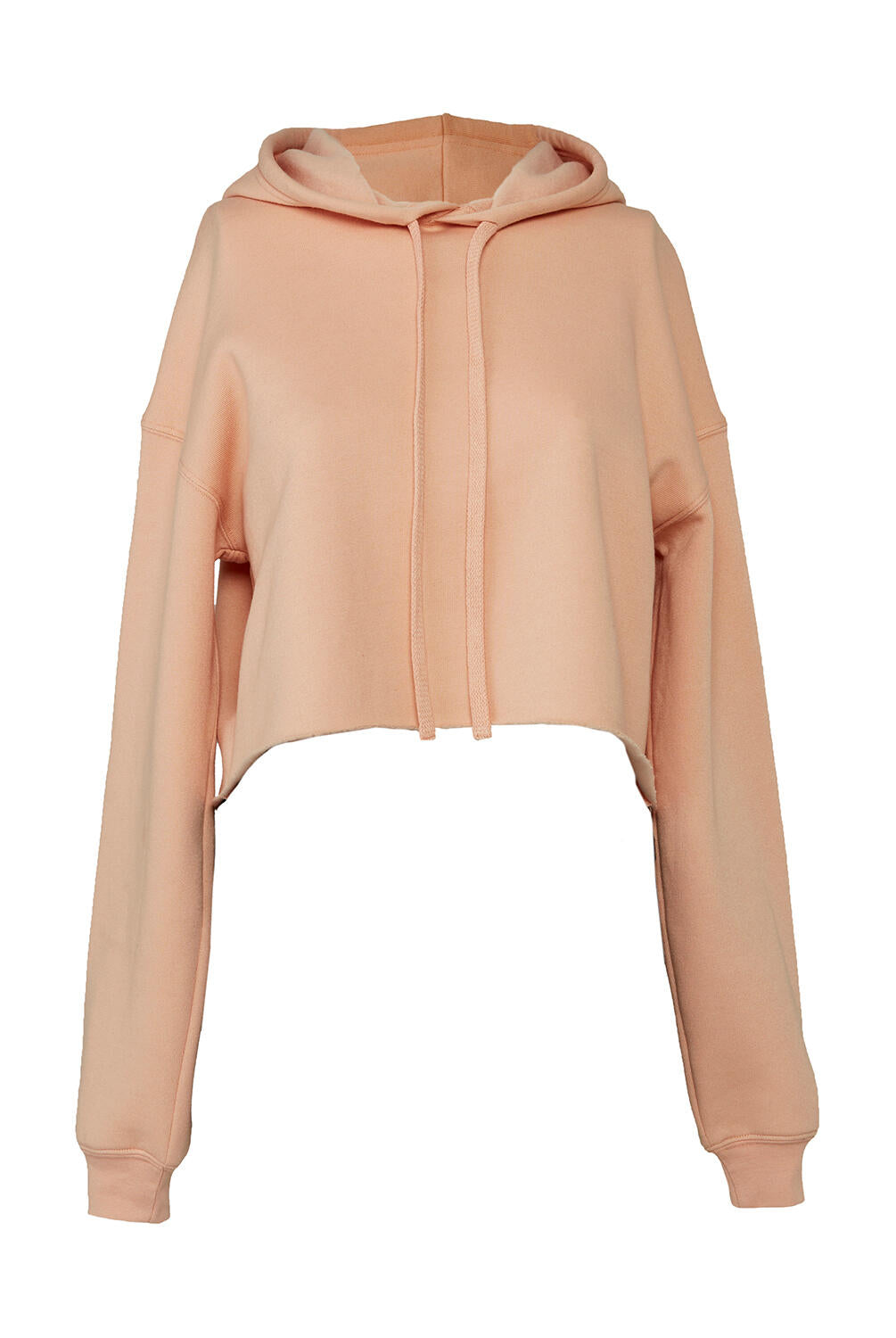 Cropped Fleece Hoodie
