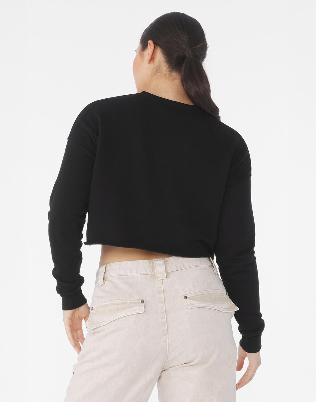 Cropped Crew Fleece