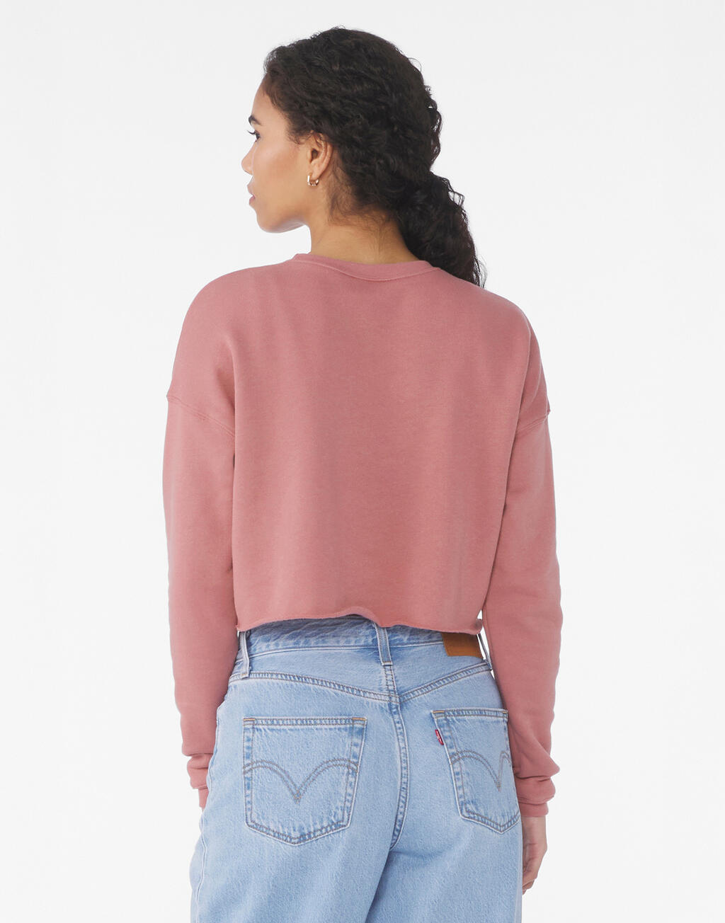 Cropped Crew Fleece