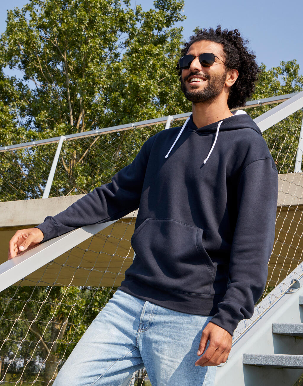 Contrast Hoodie