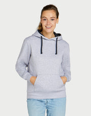 Contrast Hooded Sweat