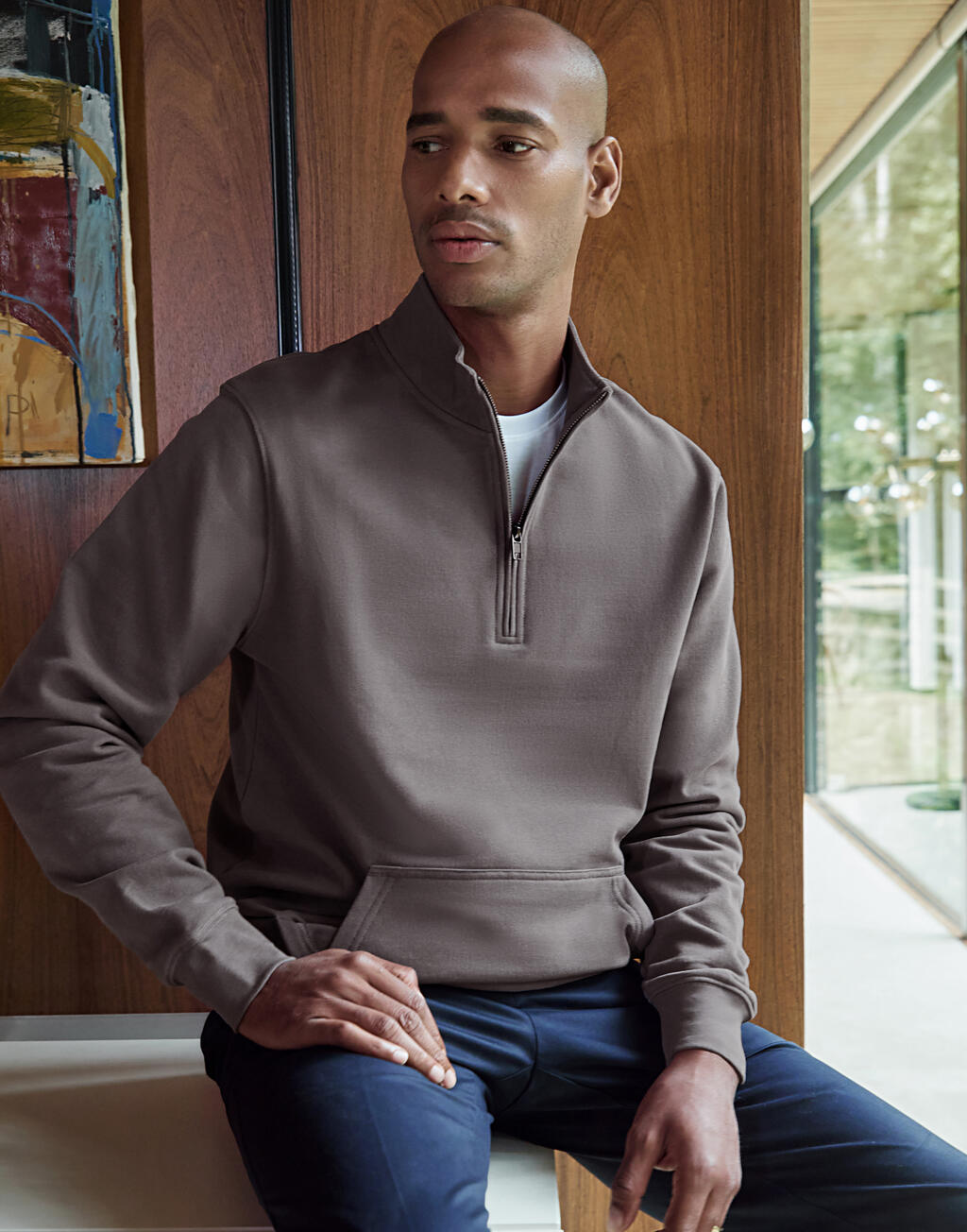 Pique Sweatshirt