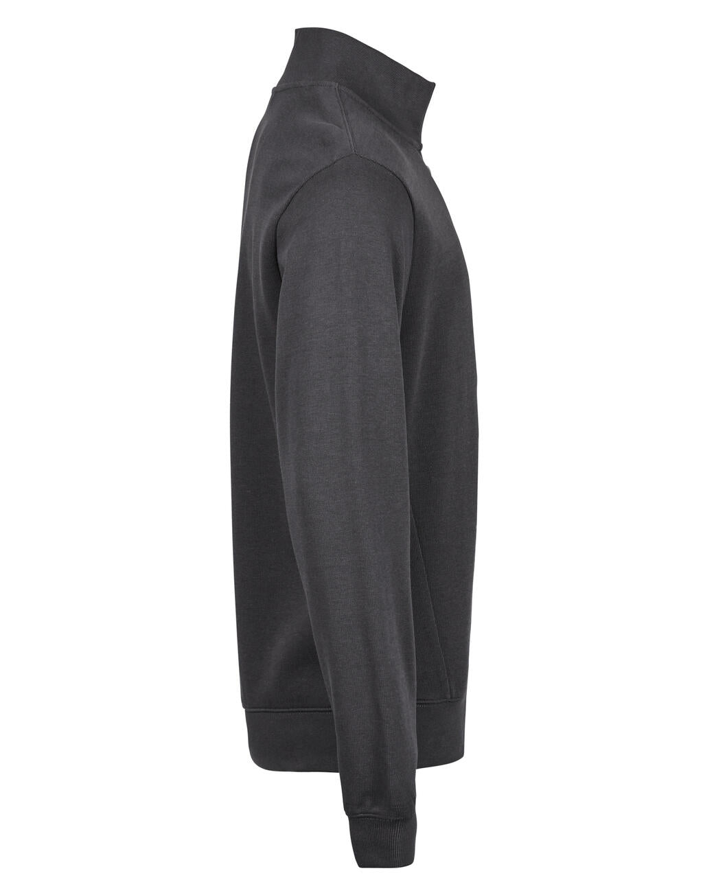 Ribbed Interlock Half Zip