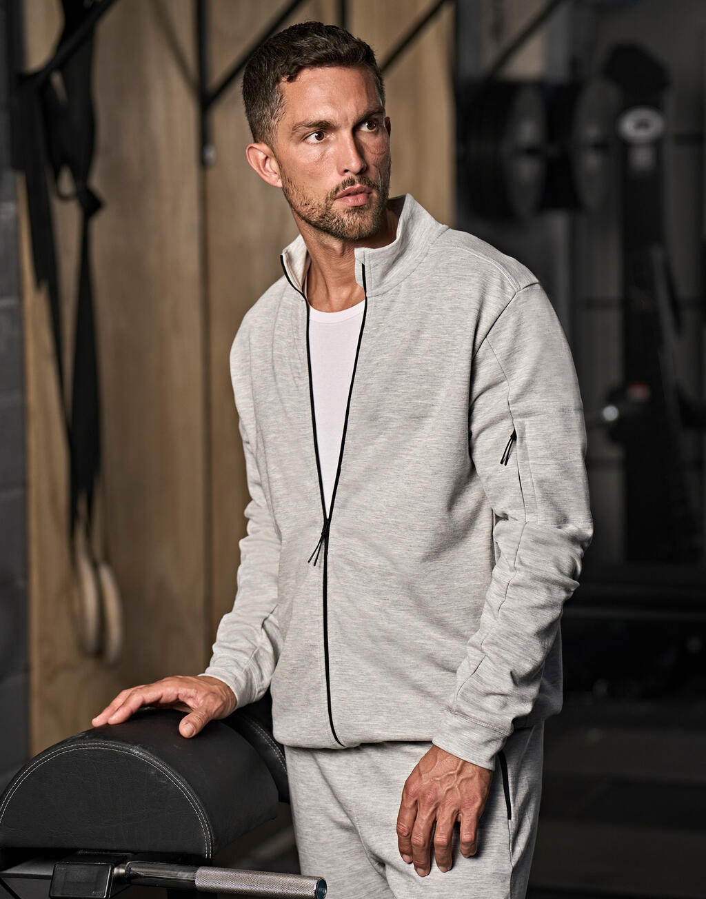 Athletic Full Zip Sweat