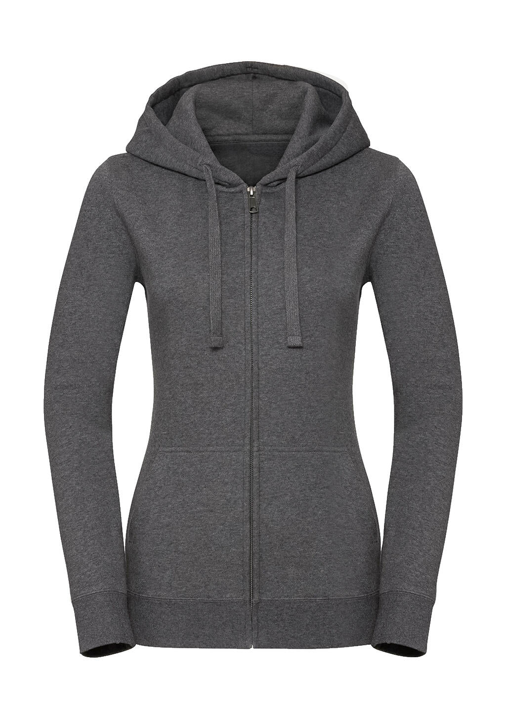 Authentic Melange Zipped Hood