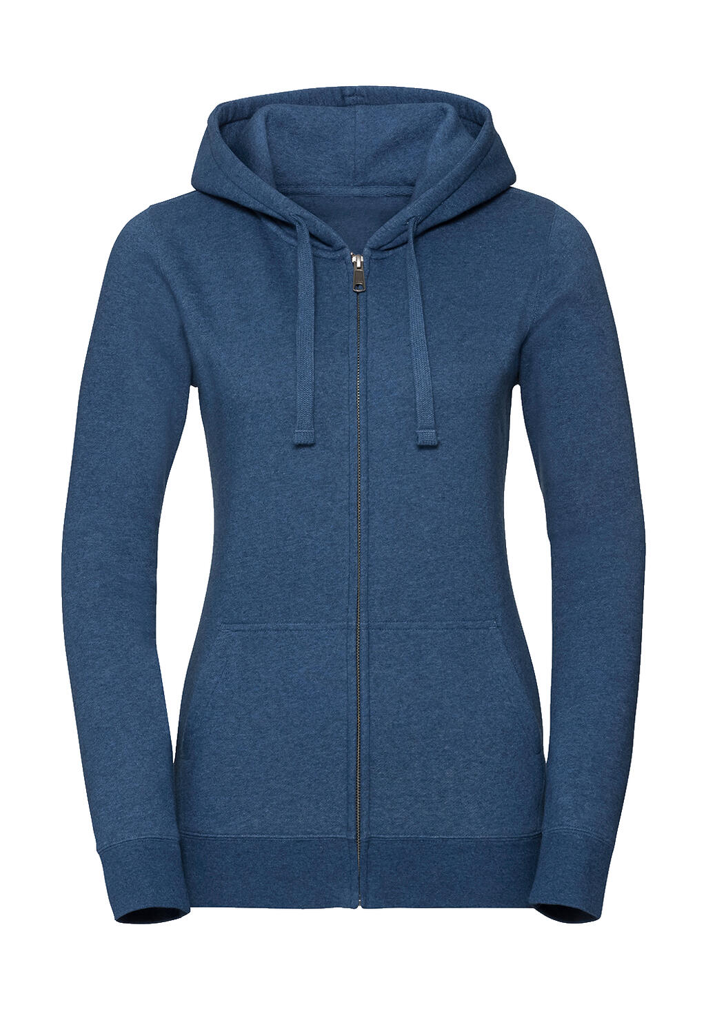 Authentic Melange Zipped Hood