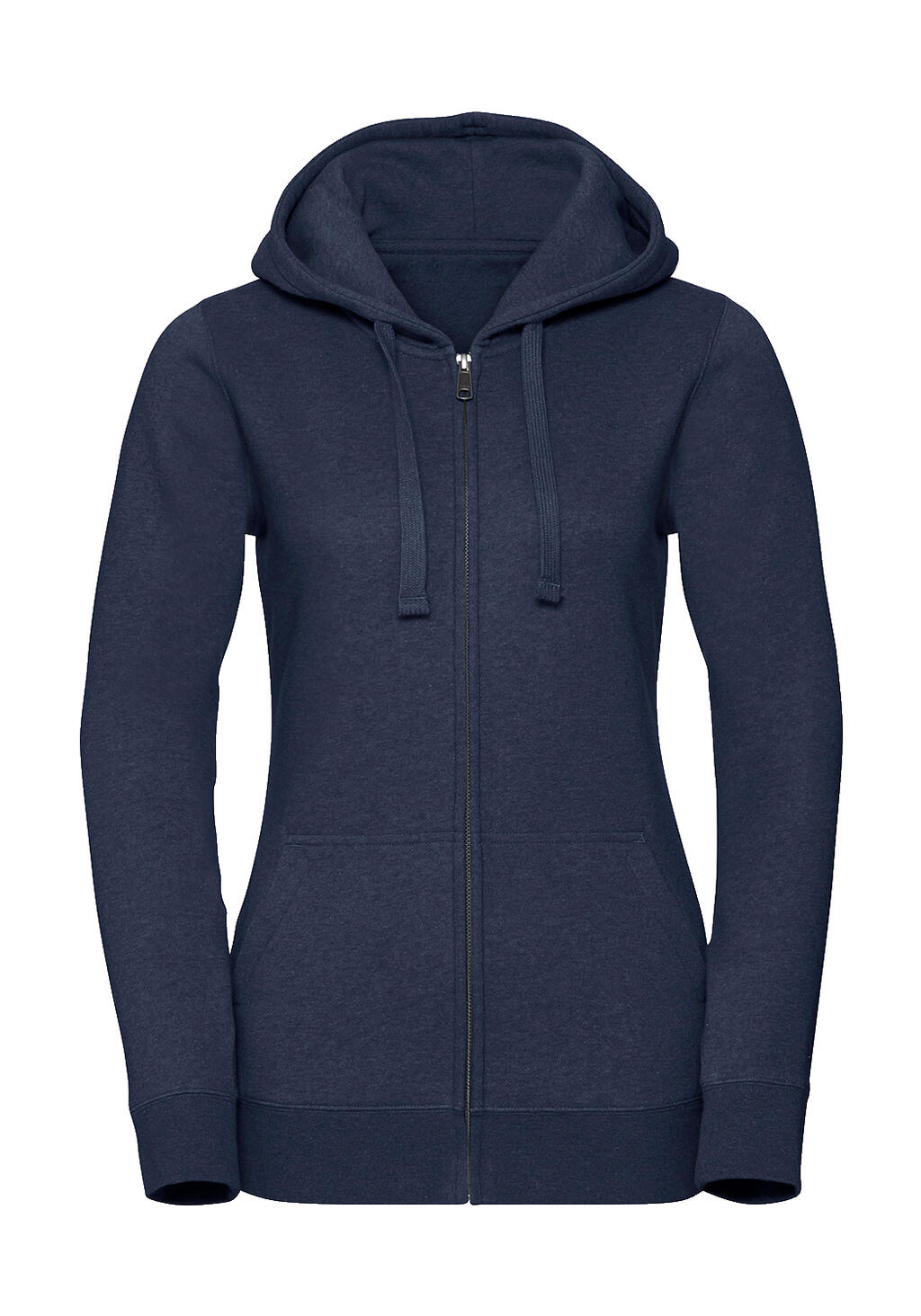 Authentic Melange Zipped Hood