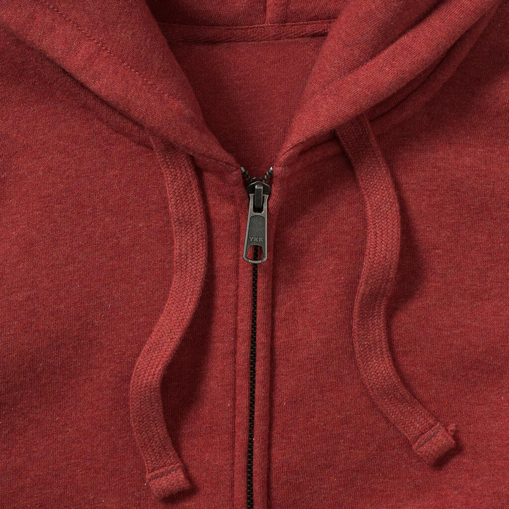 Authentic Melange Zipped Hood