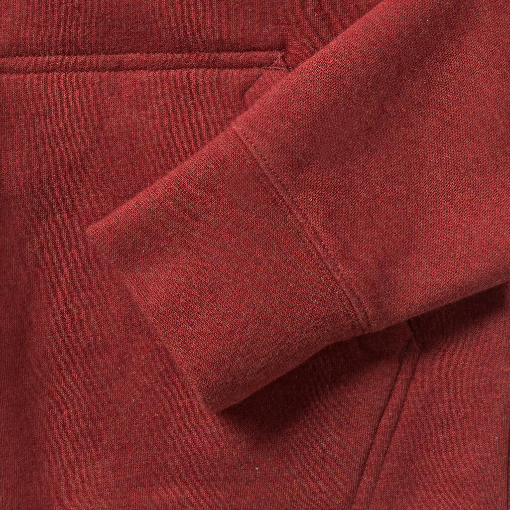 Authentic Melange Zipped Hood