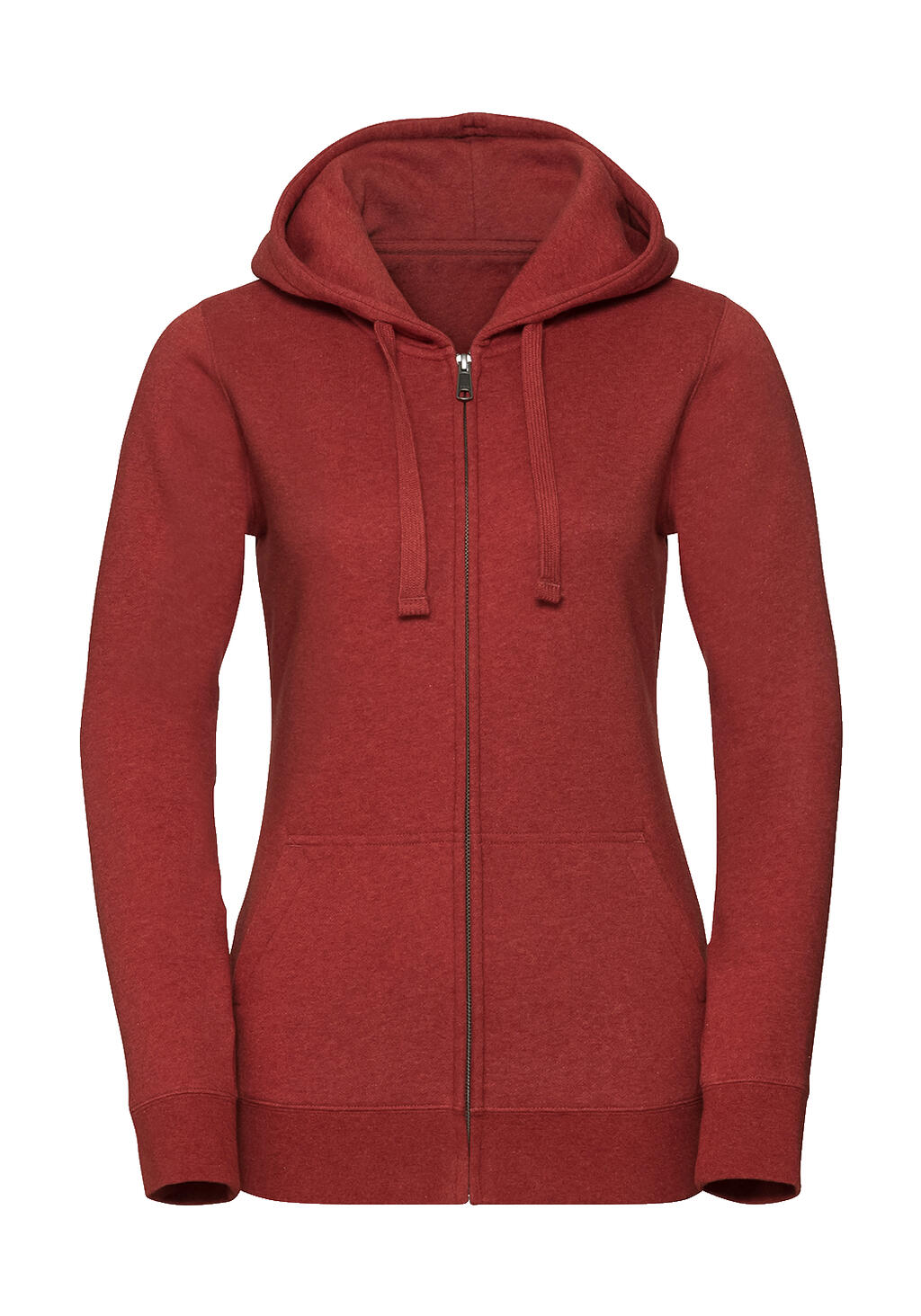 Authentic Melange Zipped Hood