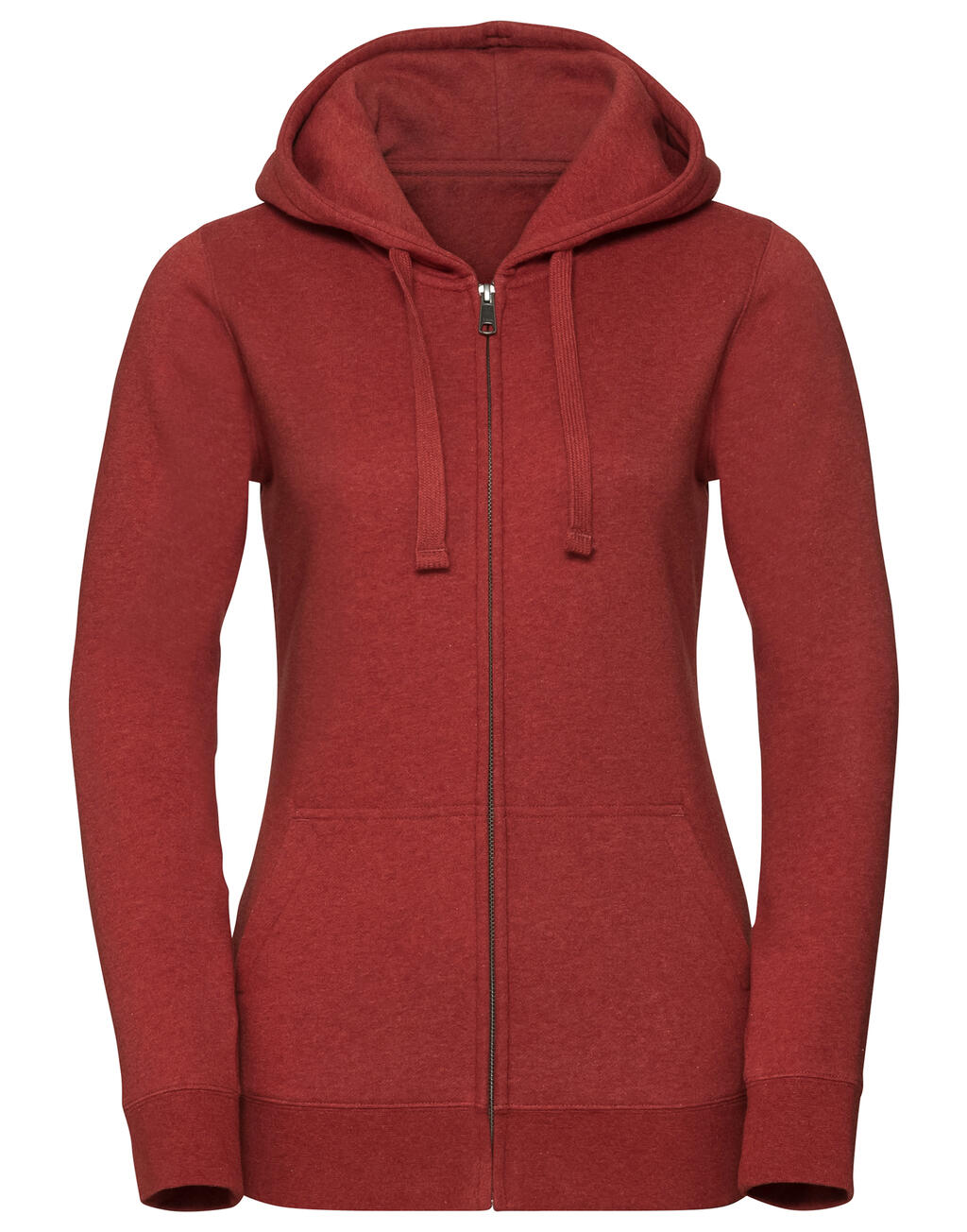 Authentic Melange Zipped Hood