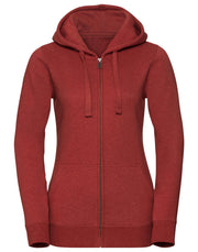 Authentic Melange Zipped Hood