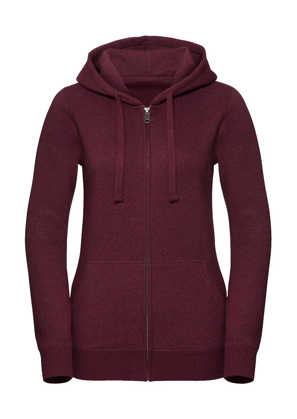 Authentic Melange Zipped Hood