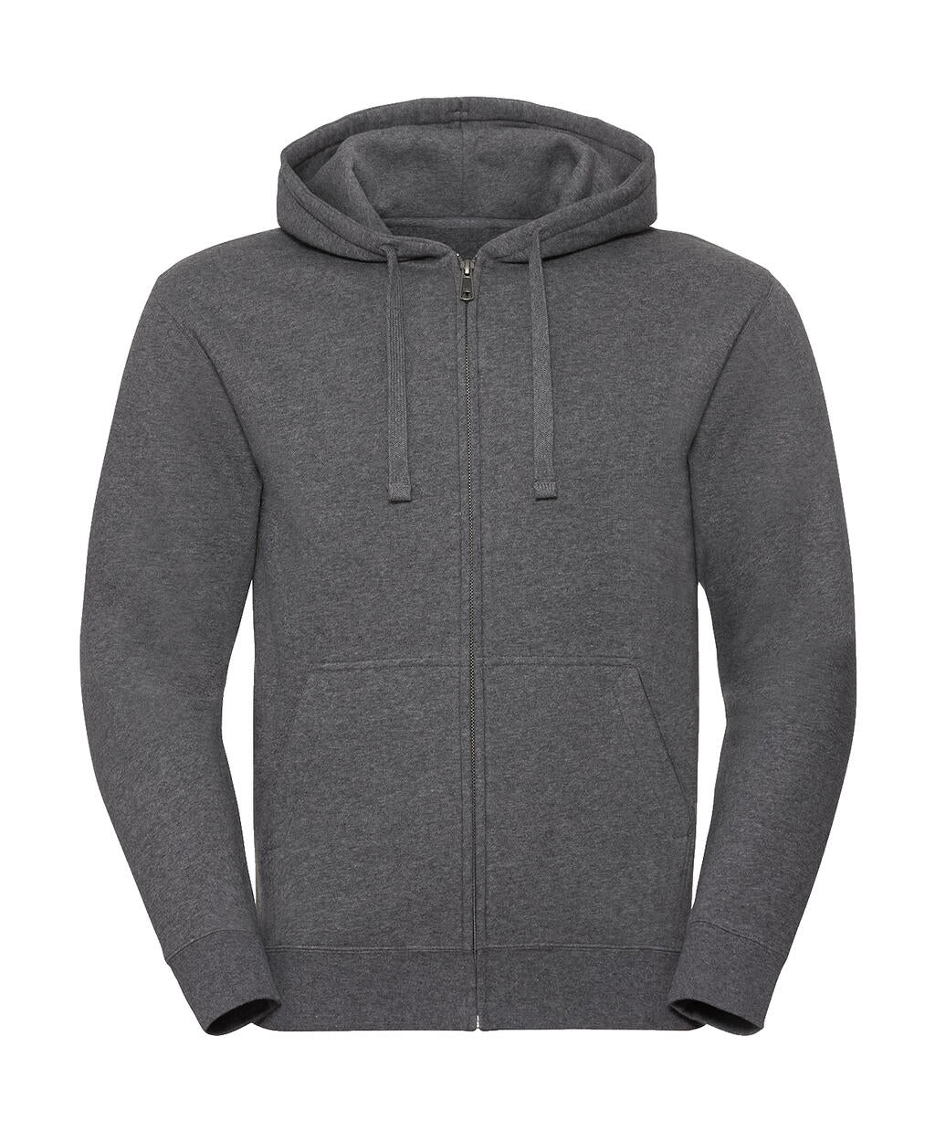 Authentic Melange Zipped Hood Sweat