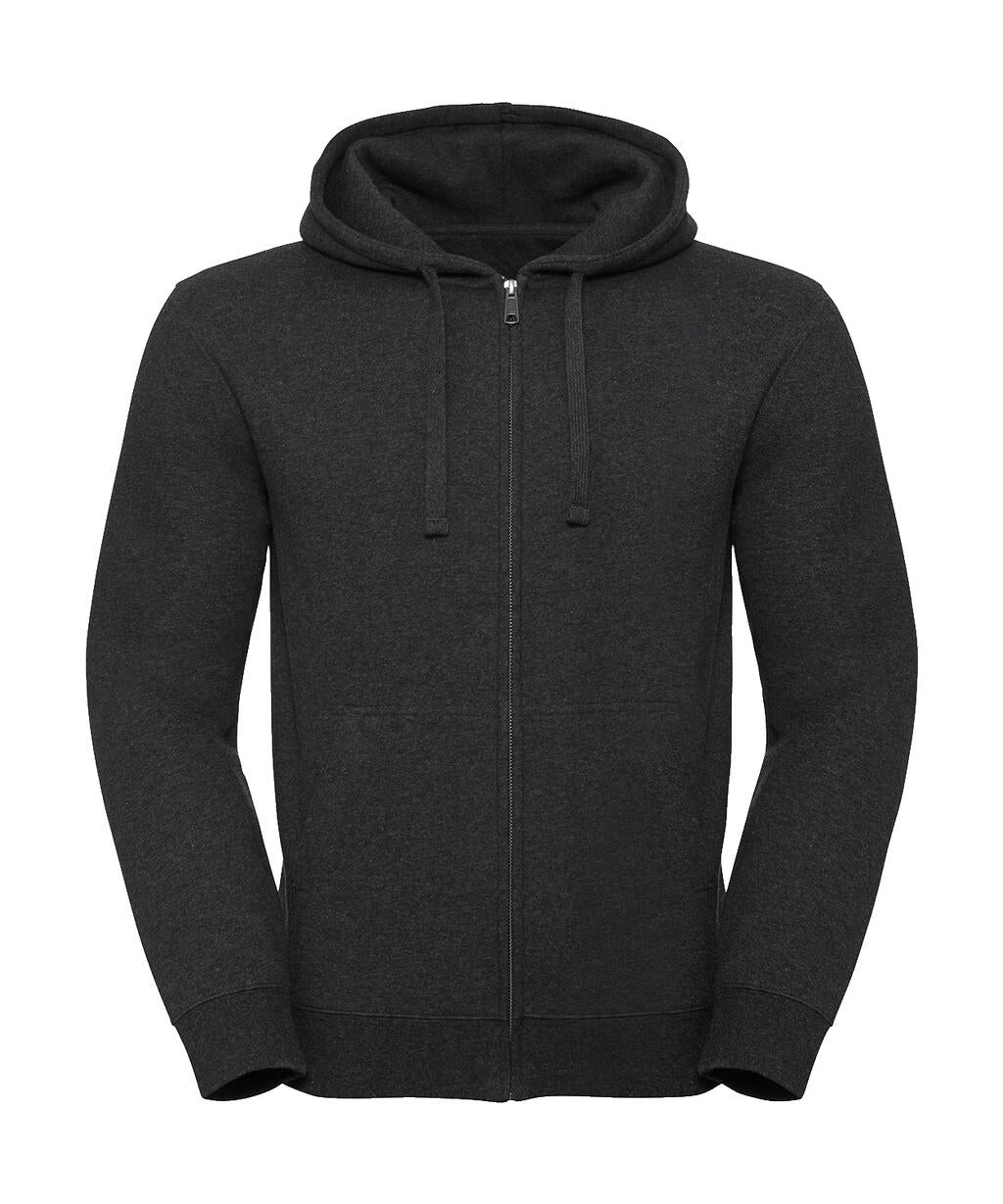 Authentic Melange Zipped Hood Sweat