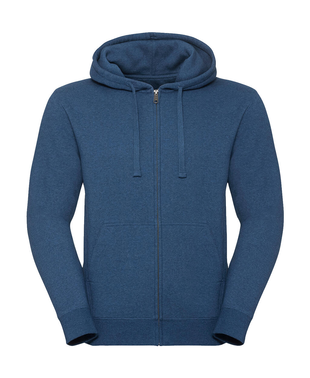 Authentic Melange Zipped Hood Sweat