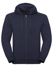Authentic Melange Zipped Hood Sweat