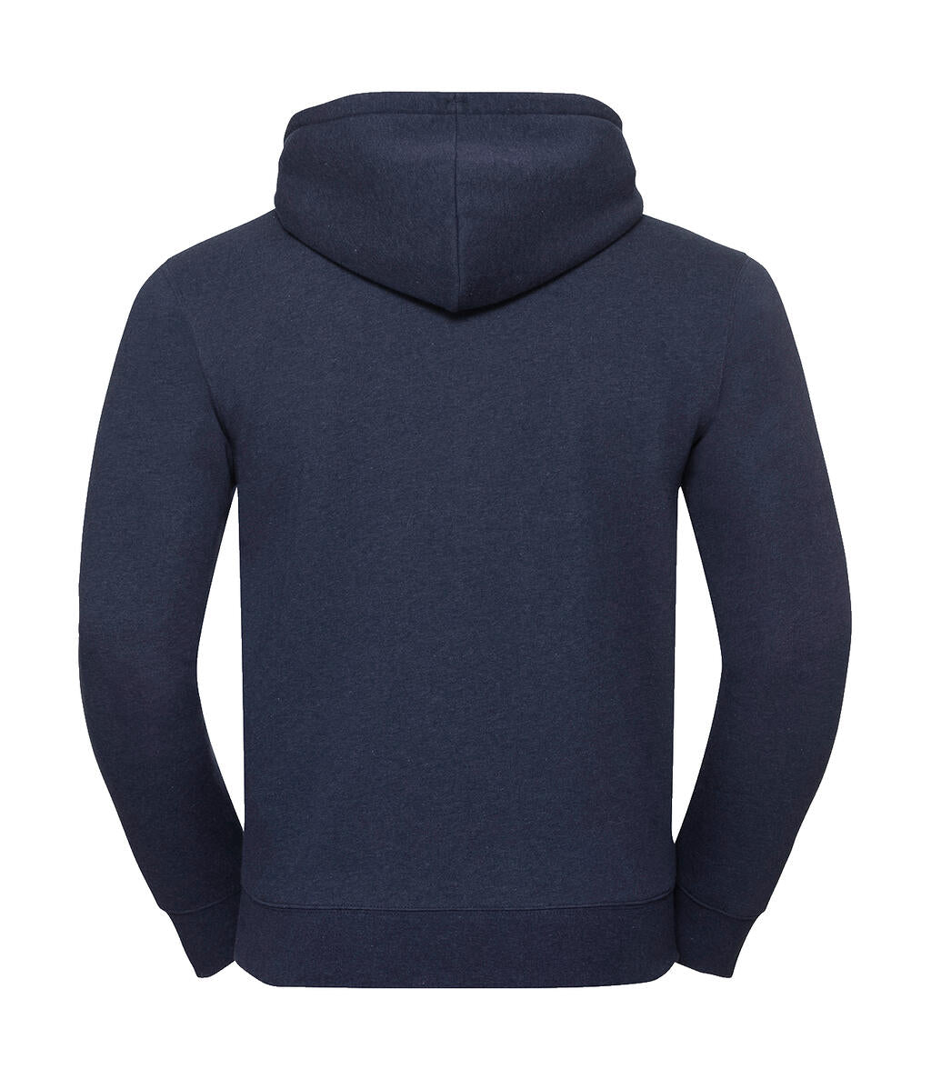 Authentic Melange Zipped Hood Sweat