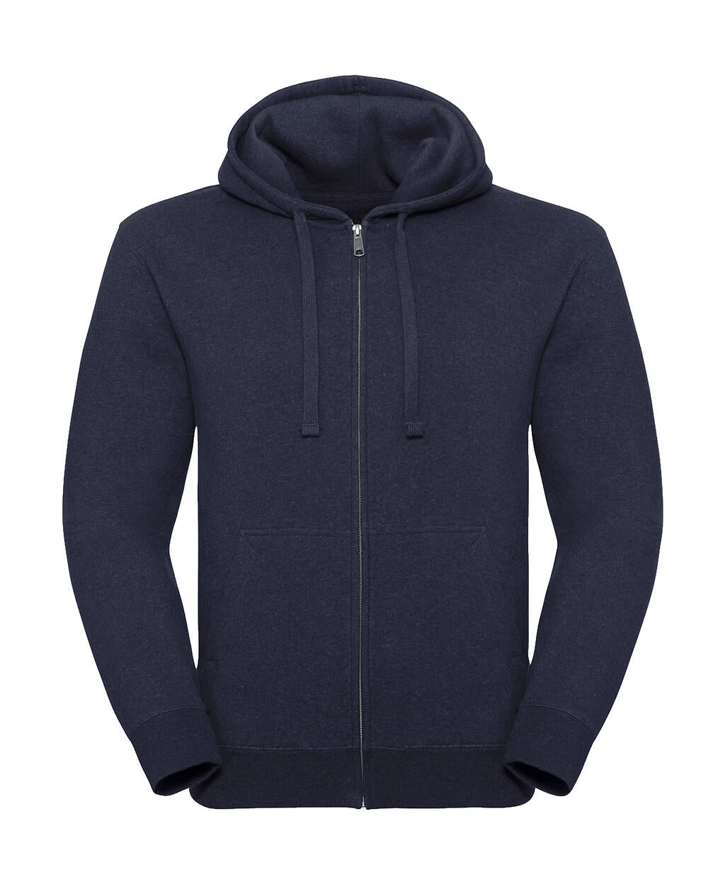 Authentic Melange Zipped Hood Sweat