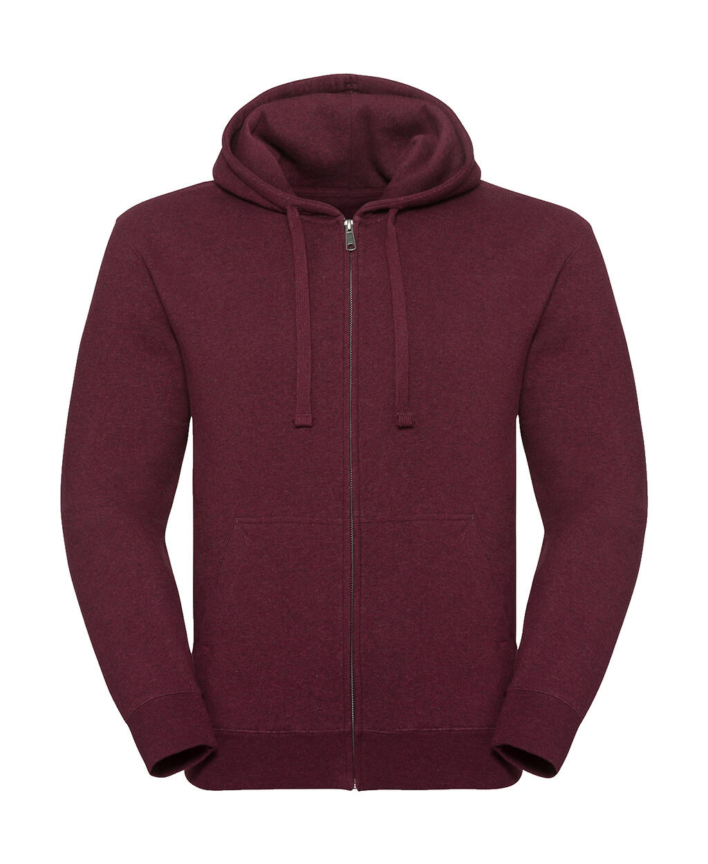 Authentic Melange Zipped Hood Sweat