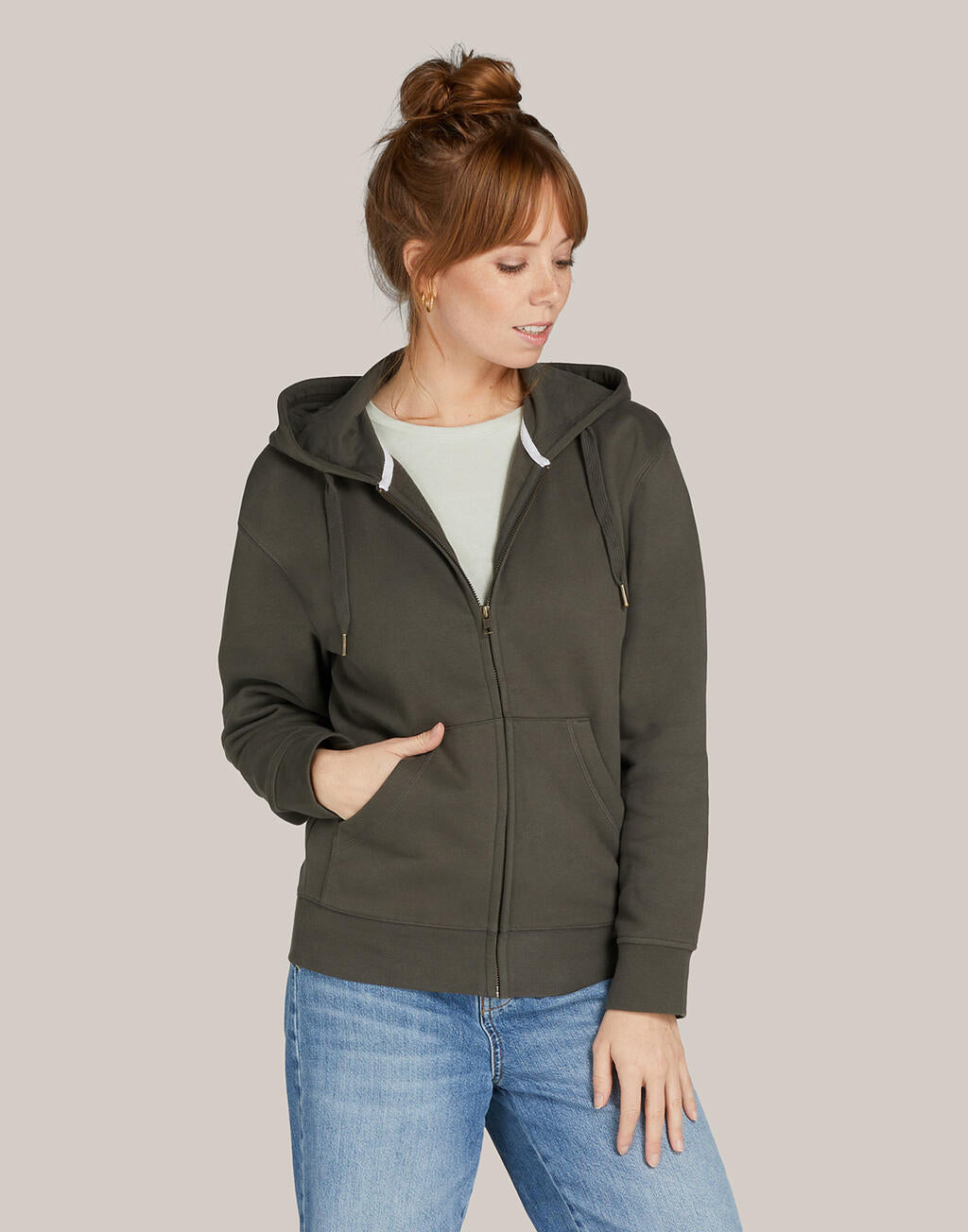 Signature Tagless Hooded Full Zip