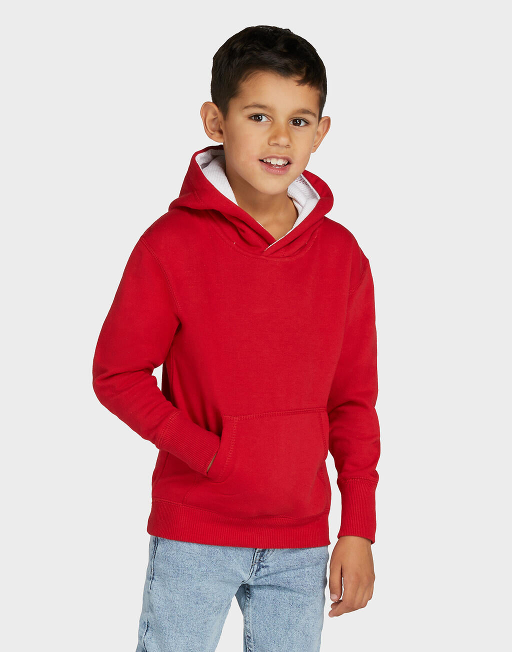 Contrast Hooded Sweatshirt