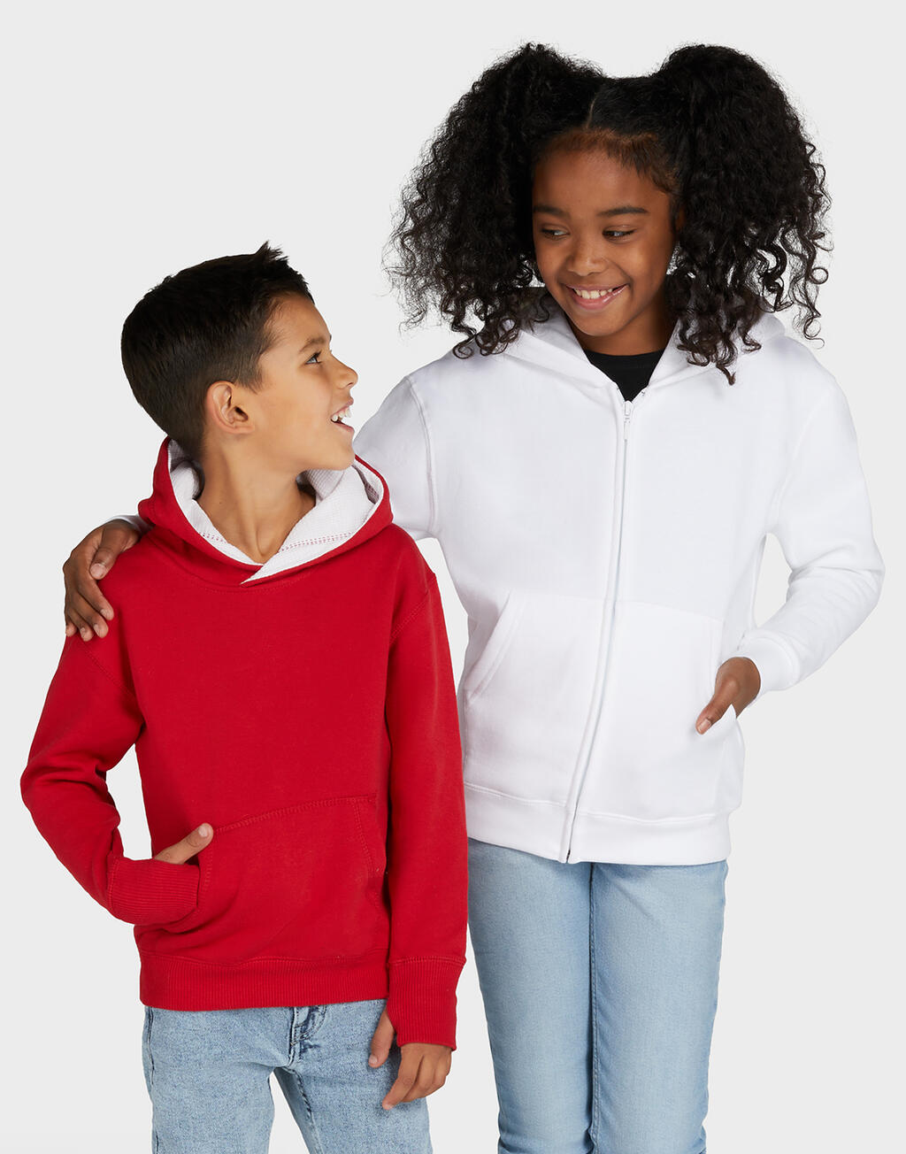 Contrast Hooded Sweatshirt