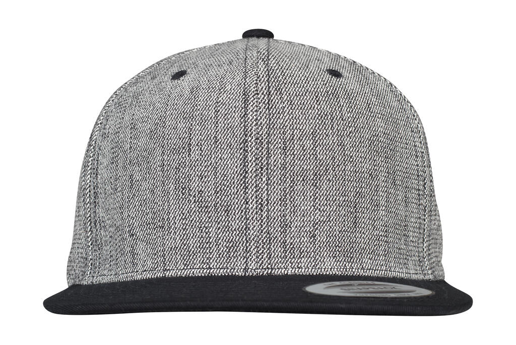 Melange Solid Snapback