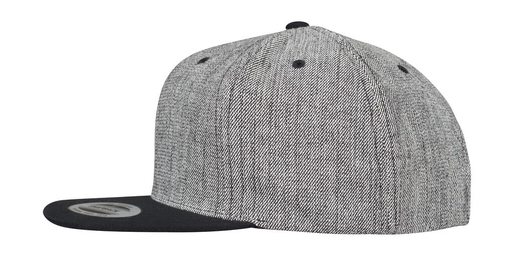 Melange Solid Snapback