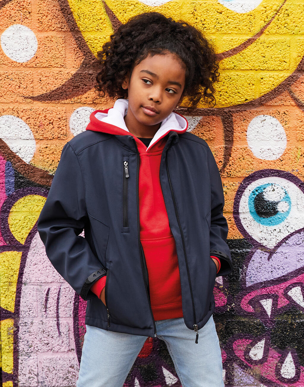 Signature Softshell Jacke Kids