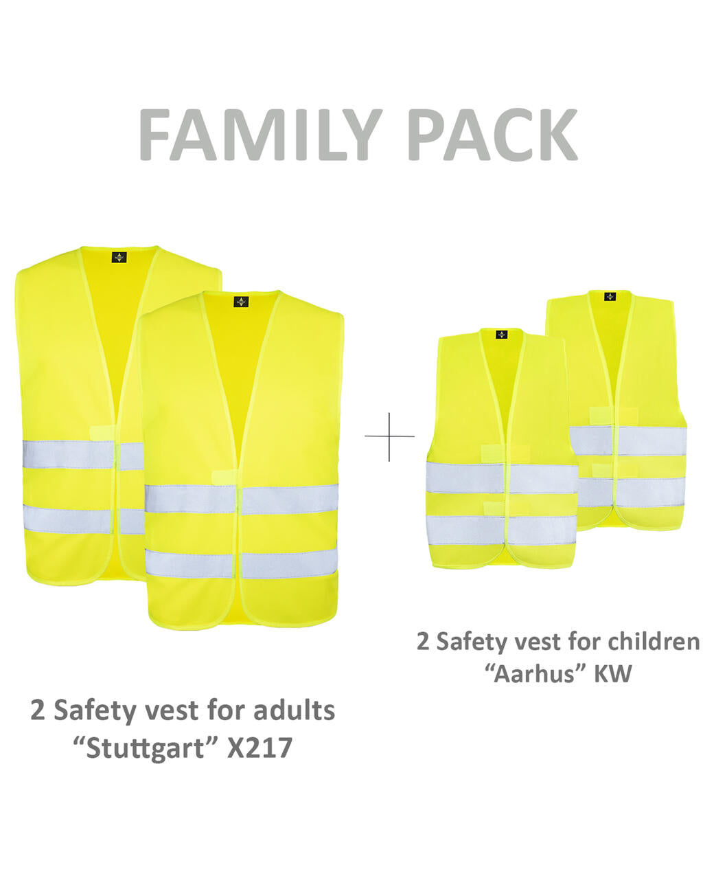 Safety-Vest Family Pack